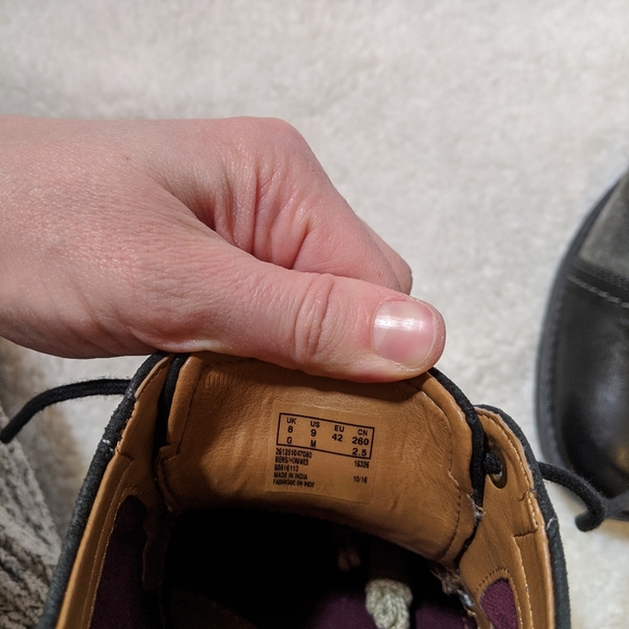 Clarks Garren Cap Black Oxford's Dress Shoes - Picture 4 of 4